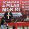 Abraham saat memberikan materi sosialisasi 4 pilar MPR RI.