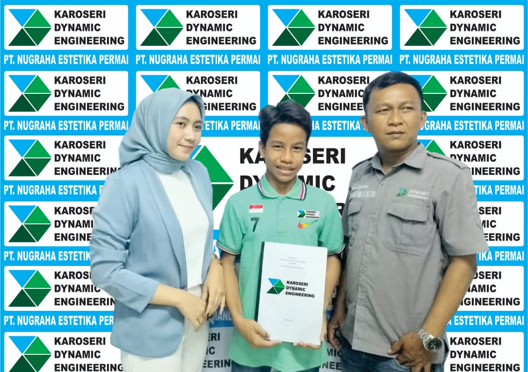 Dapat Sponsor dari Dinamic Engineering Karoseri, Aldo Bima Ucapkan Terima Kasih