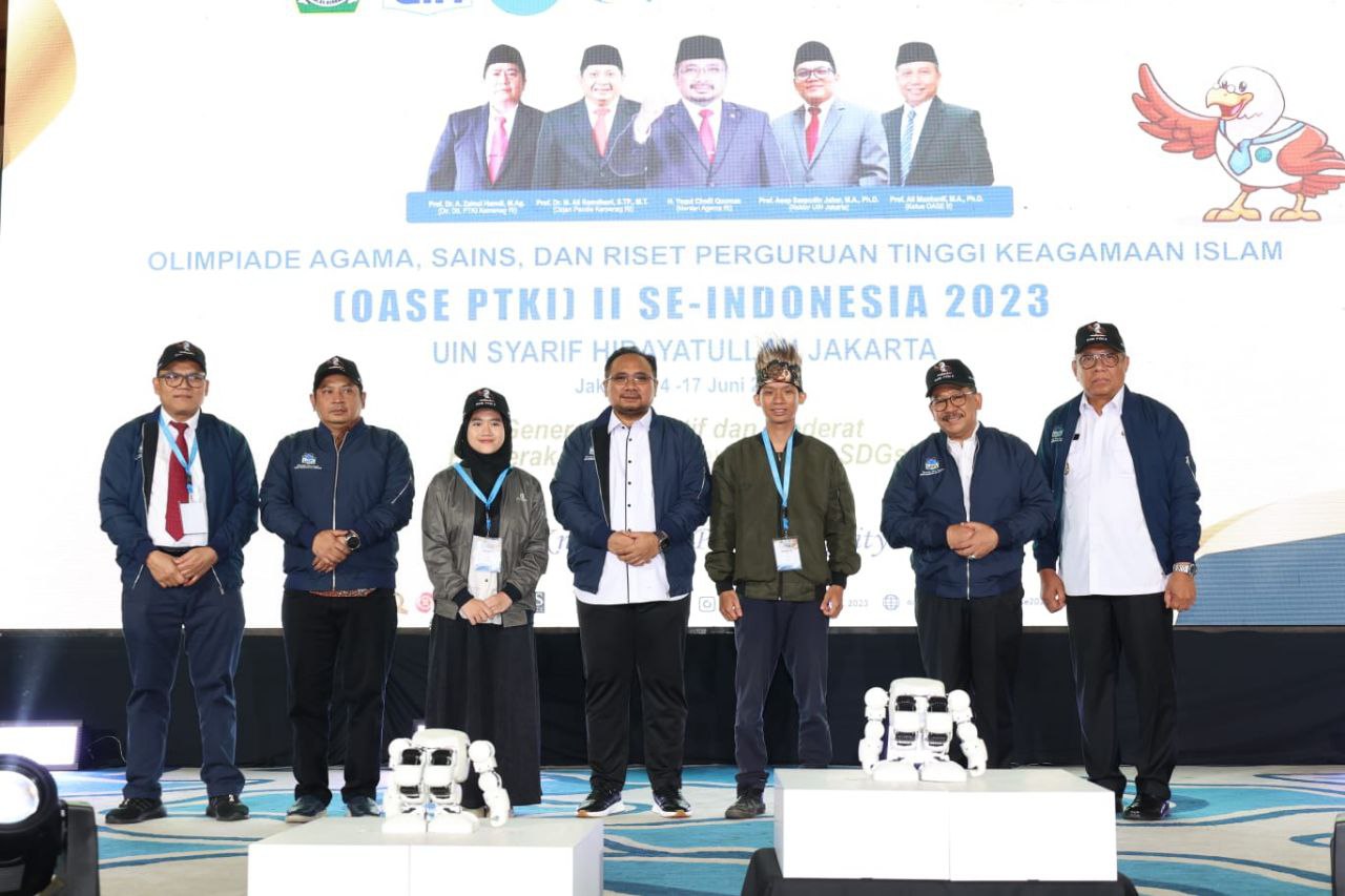 babak final kompetisi Olimpiade Agama, Sains dan Riset Perguruan Tinggi Keagamaan Islam (OASE PTKI) se-Indonesia tahun 2023.