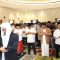 Pilar dan jamaah sholat Idul Adha.