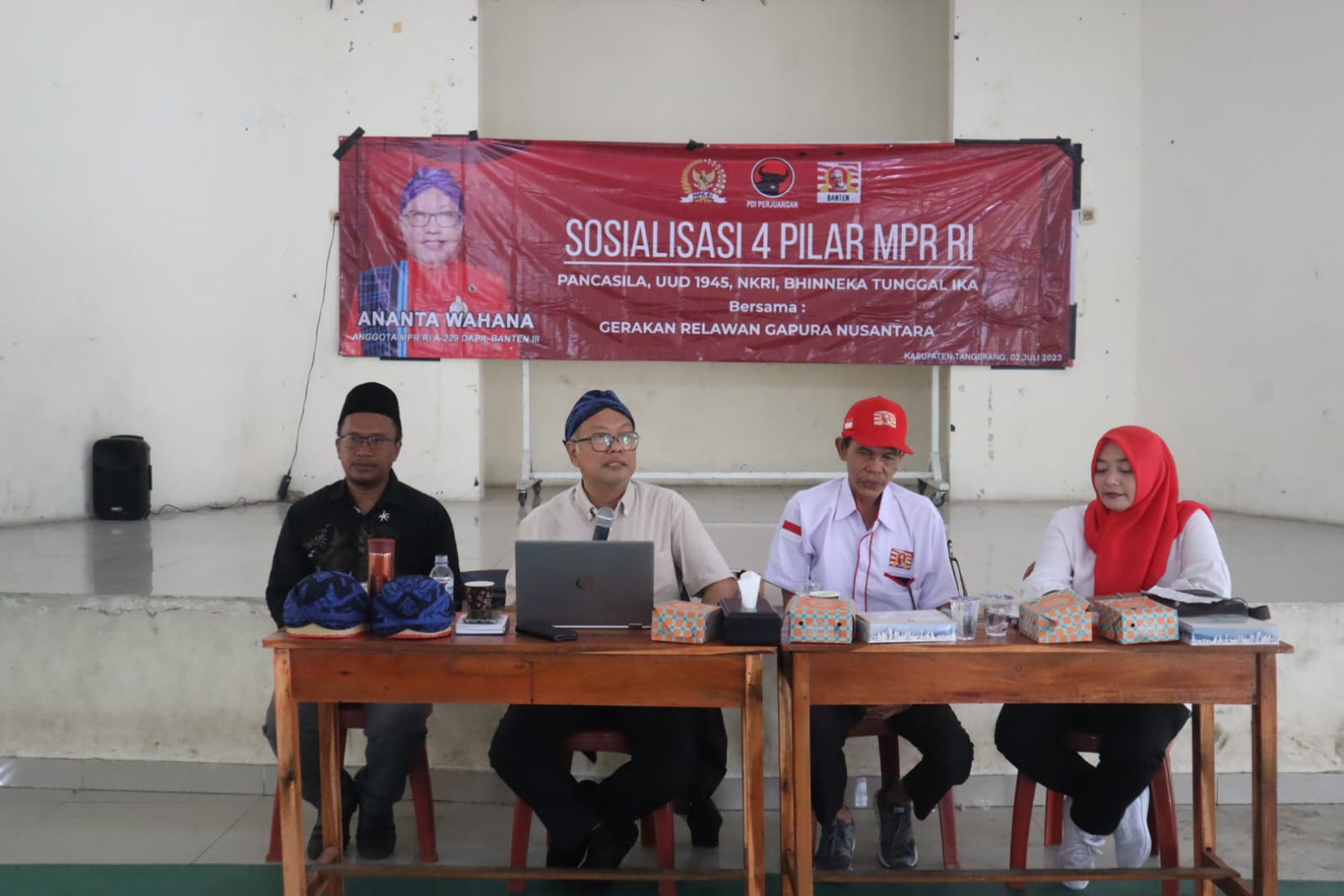 Ananta Wahana Gelar Sosialisasi 4 Pilar MPR RI Bersama Komunitas Gapura Nusantara Banten di Sepatan