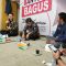 Rd. Berly Rizki Natakusumah saat memaparkan tentang pengelolaan aset lahan di Banten.