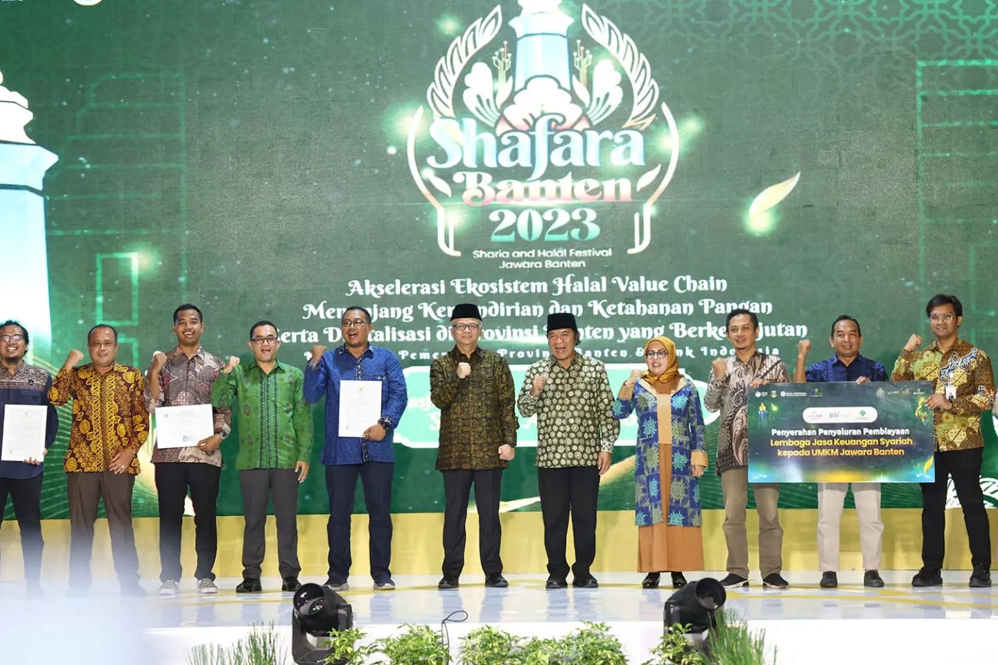 Hadiri Shafara Banten 2023, Pj Gubernur Al Muktabar Optimis Ekonomi Syariah dan Halal Miliki Potensi Besar