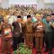 Al Muktabar bersama veteran pejuang kemerdekaan di pendopo gubernur Banten.