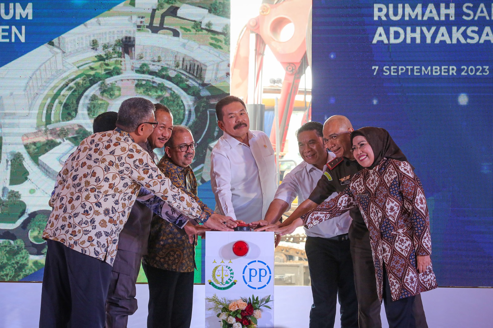 Groundbreaking pembangunan RSU Adhyaksa Banten.