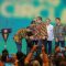 Pj Gubernur Banten Al Muktabar saat bersalaman dengan Presiden Jokowi.