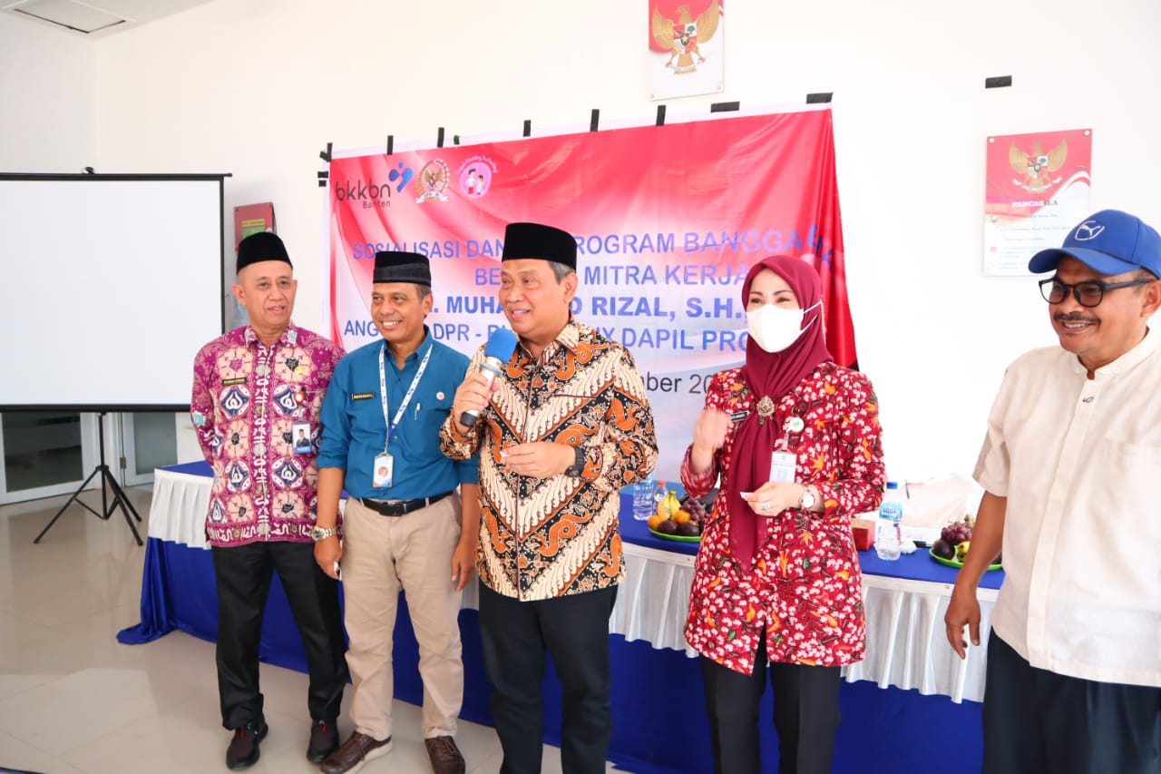 Gencar Sosialisasi Program BKKBN di Tangerang, Muhammad Rizal DPR RI Ingin Penerus Bangsa Menjadi Generasi Emas