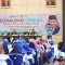 Dewan Muhammad Rizal saat memaparkan materi sosialisasi Germas.