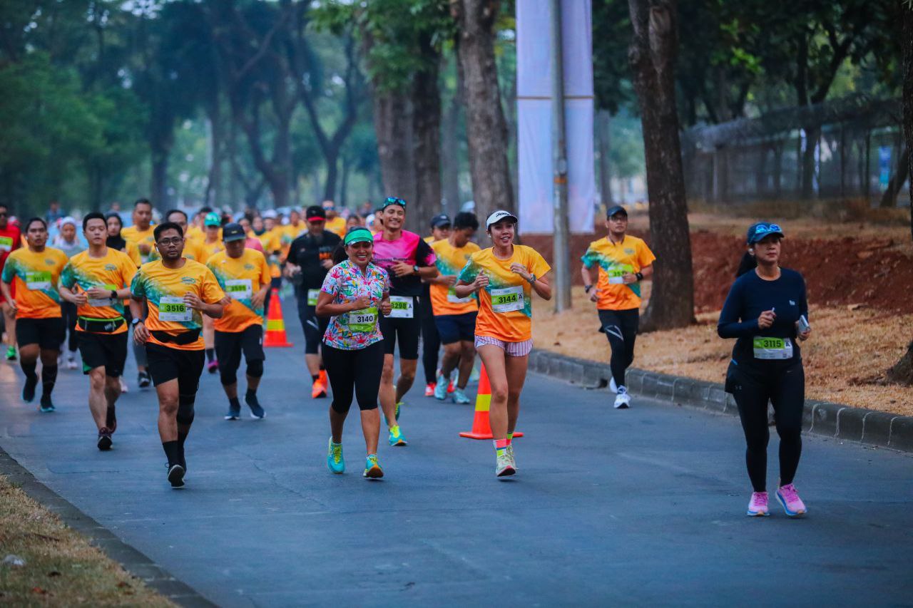 Peserta Tangsel Marathon.