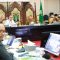 Rapat Koordinasi Pengendalian Inflasi Daerah secara virtual di Pendopo Gubernur Banten.