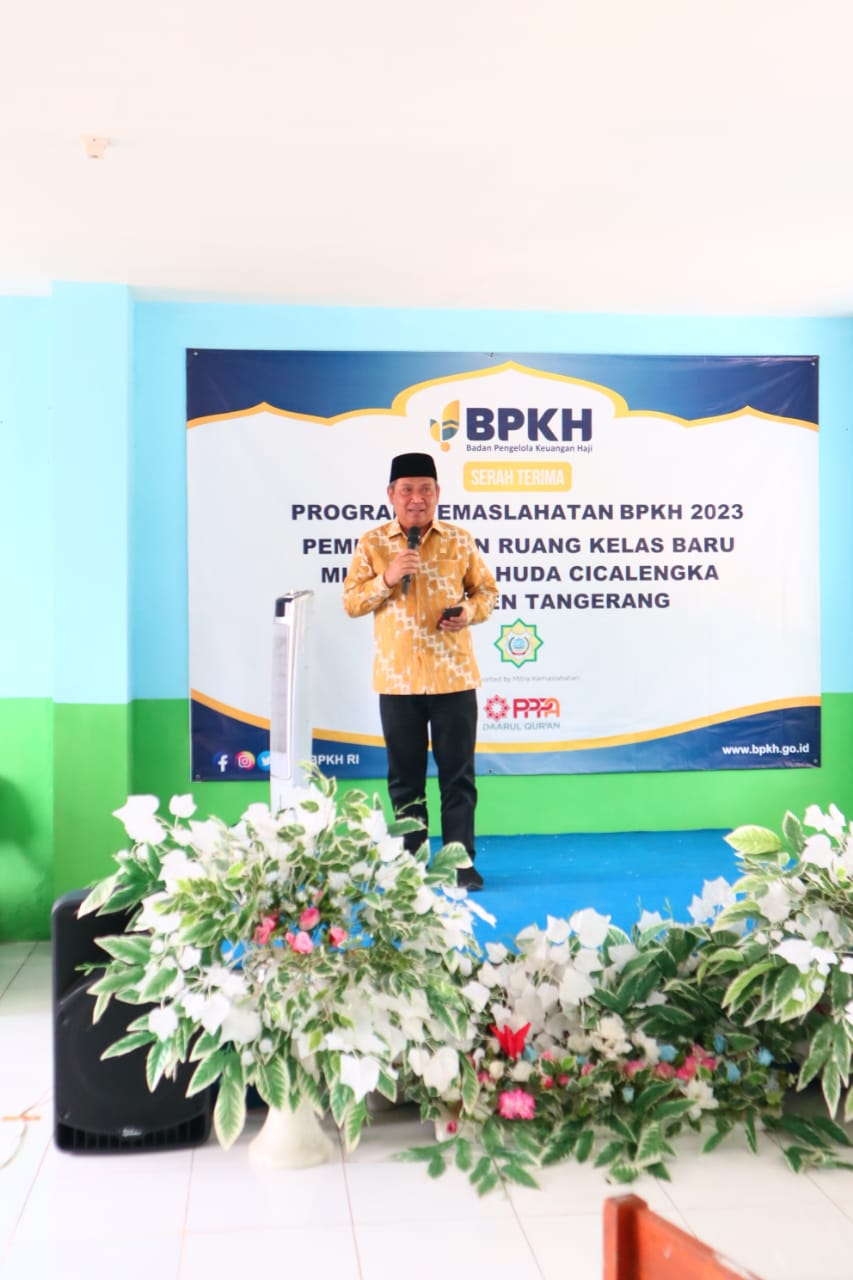 Dewan Muhammad Rizal saat memberikan sambutannya.