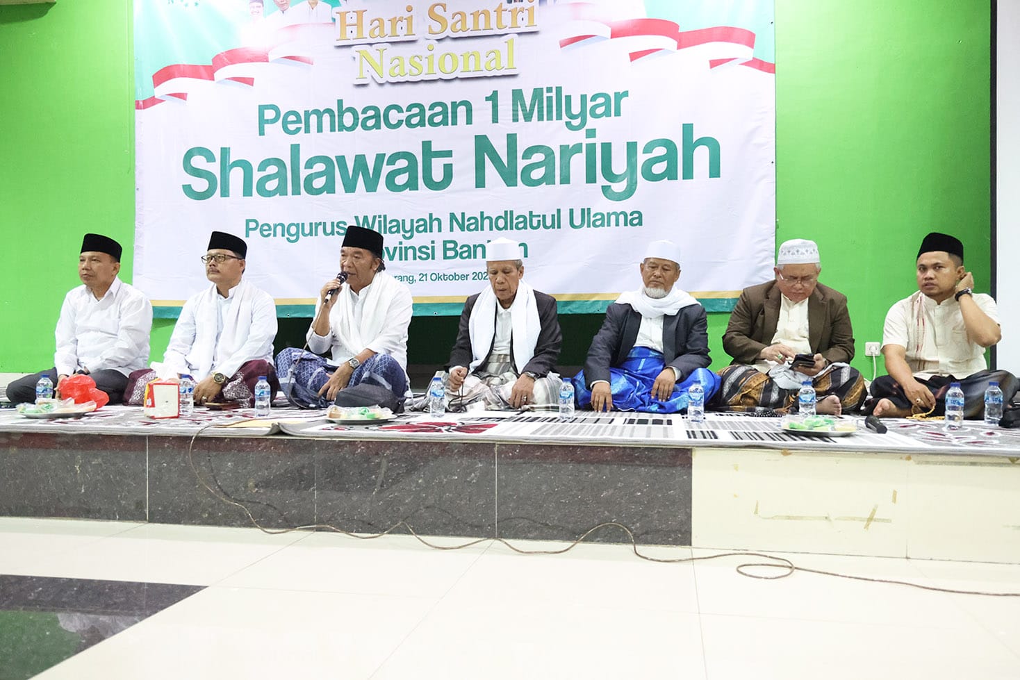 Peringati Hari Santri Nasional, Al Muktabar Ikut Zikir 1 Miliar Sholawat Nariyah Bersama PWNU Provinsi Banten