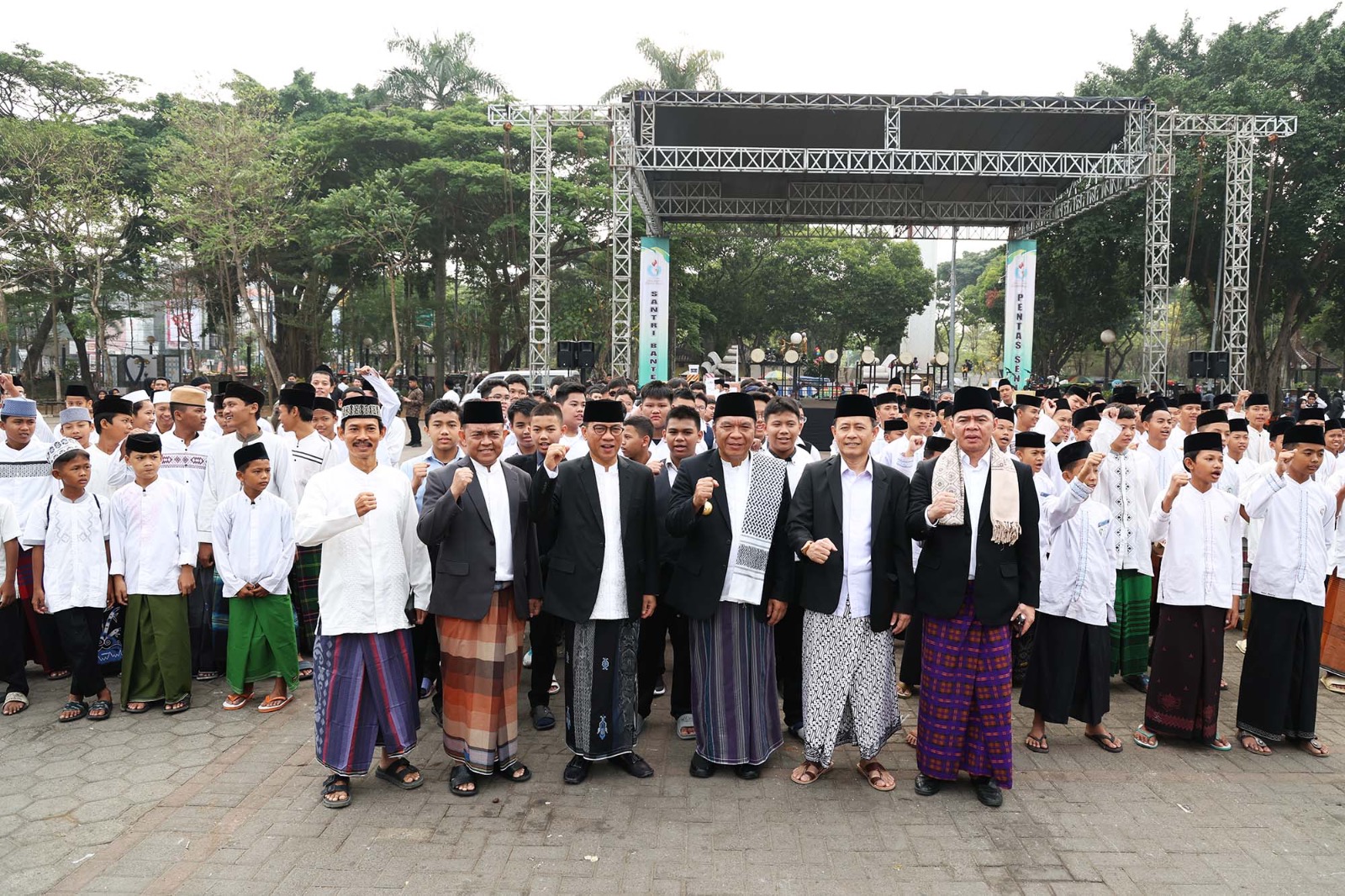 Apel Hari Santri Nasional di Banten.