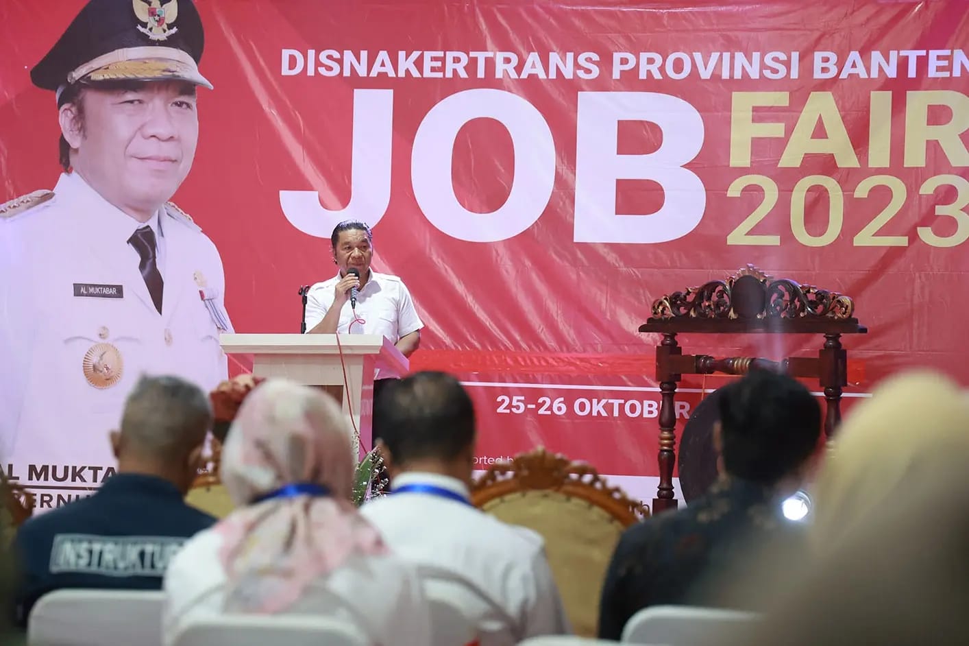 Disnakertrans Gelar Job Fair 2023, Al Muktabar Sebut Upaya Mengurangi Pengangguran di Banten