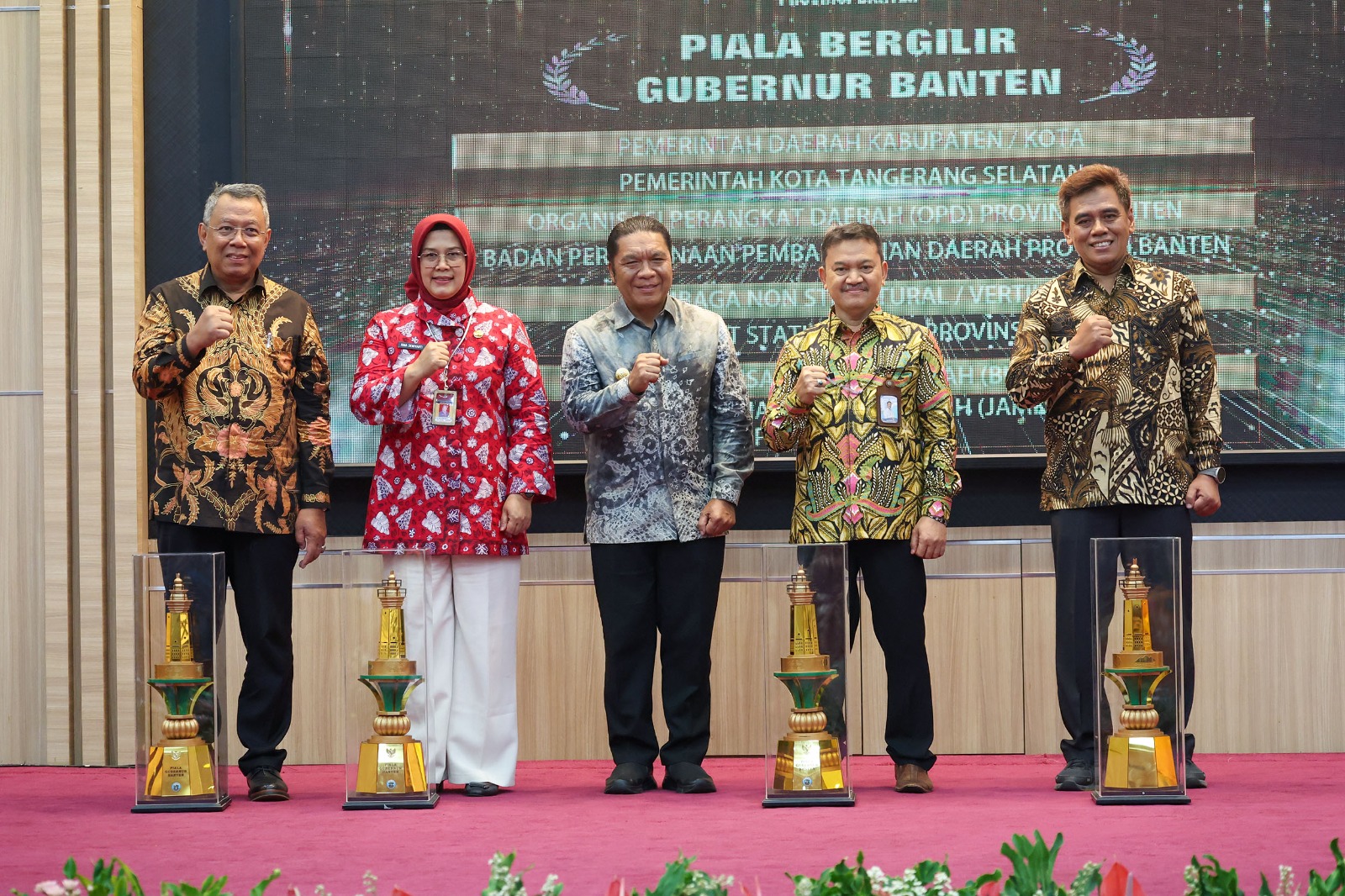 Anugerah Keterbukaan Informasi Publik Provinsi Banten Tahun 2023 di Pendopo Gubernur Banten.