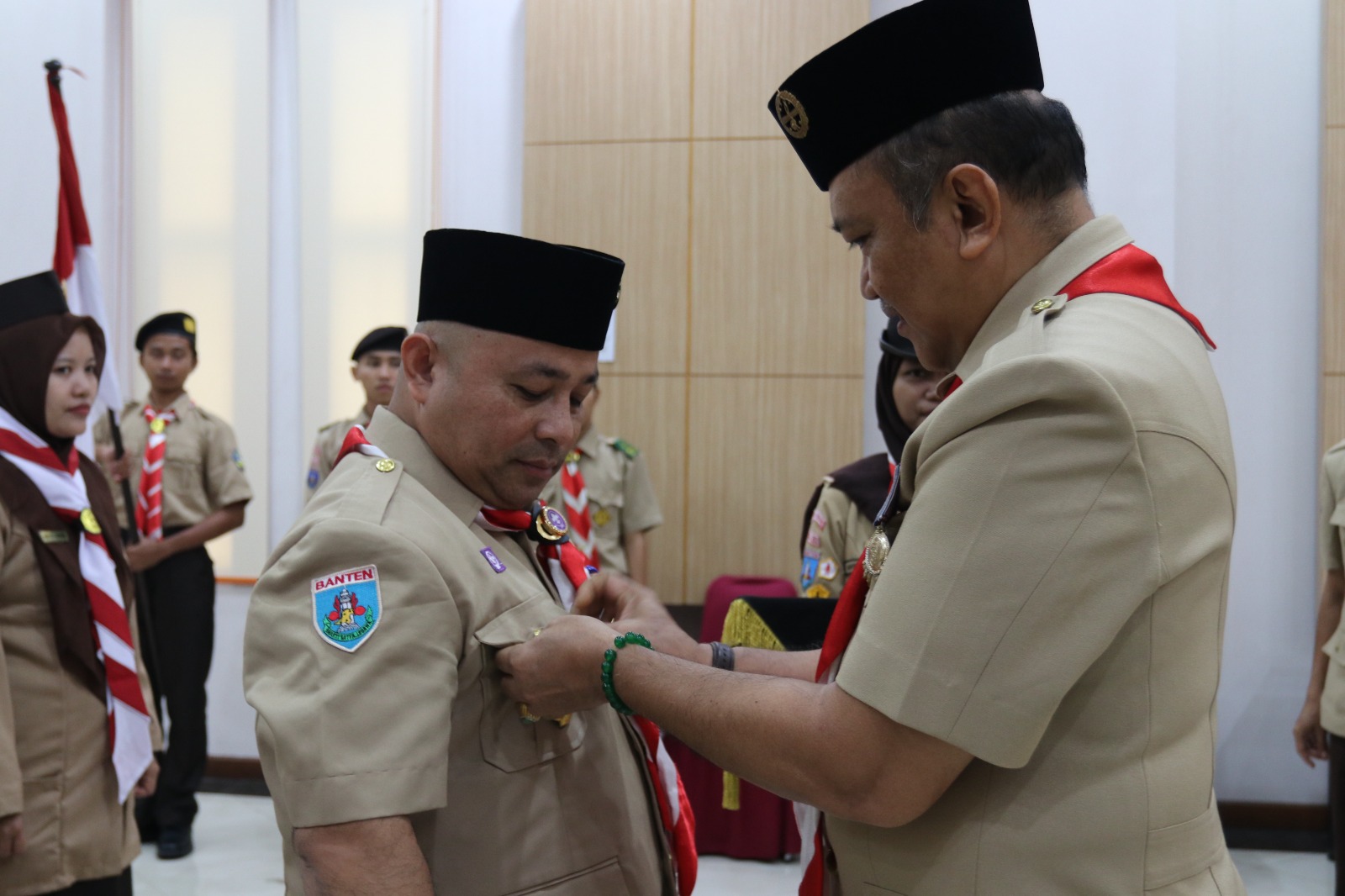 Mojaza Sirait Dilantik jadi Ketua Mabi Dan Rhatih Eka Sasongko Jadi Ketua PIN SAKA POM Daerah Banten