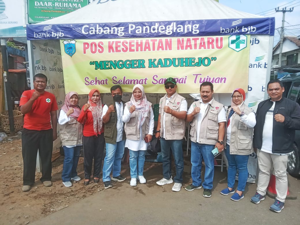 Pos Kesehatan Nataru di Pandeglang.