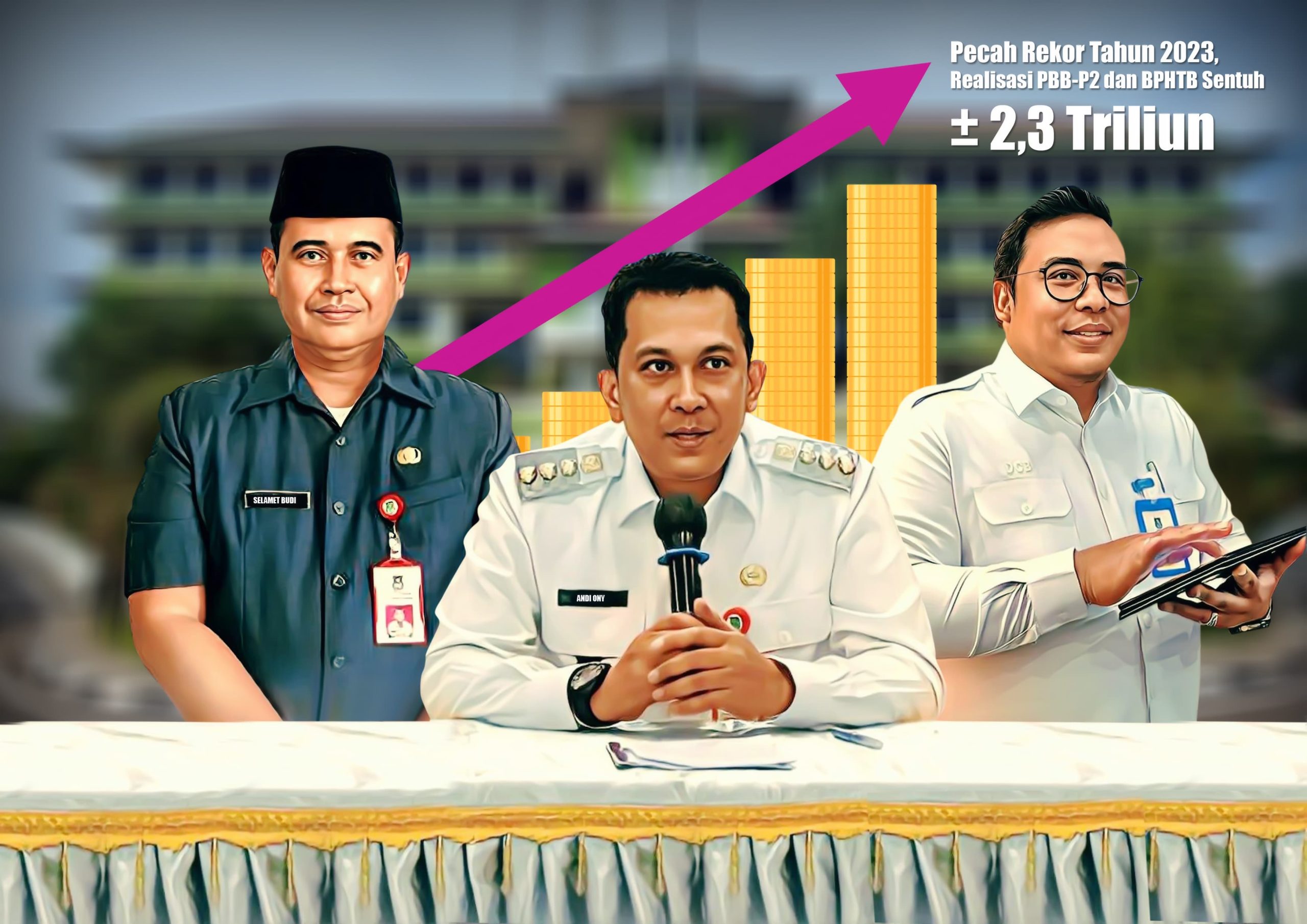 Pecah Rekor Tahun 2023, Realisasi PBB-P2 dan BPHTB Bapenda Kabupaten Tangerang Tembus Rp2,3 Triliun