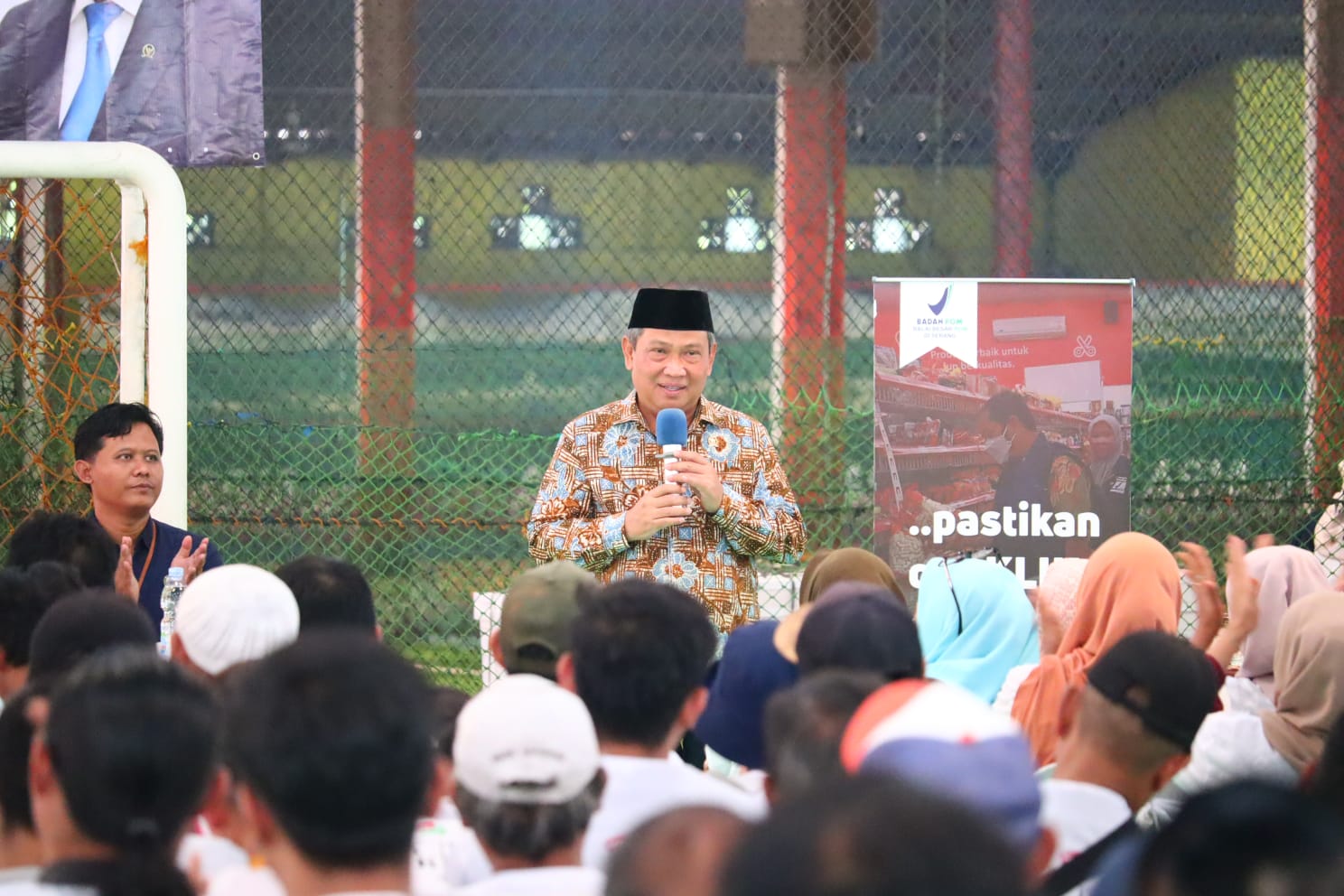 Muhammad Rizal DPR RI Gandeng BPOM Serang Sosialisasi KIE Obat dan Makanan Bersama Tokoh Masyarakat di Cikupa