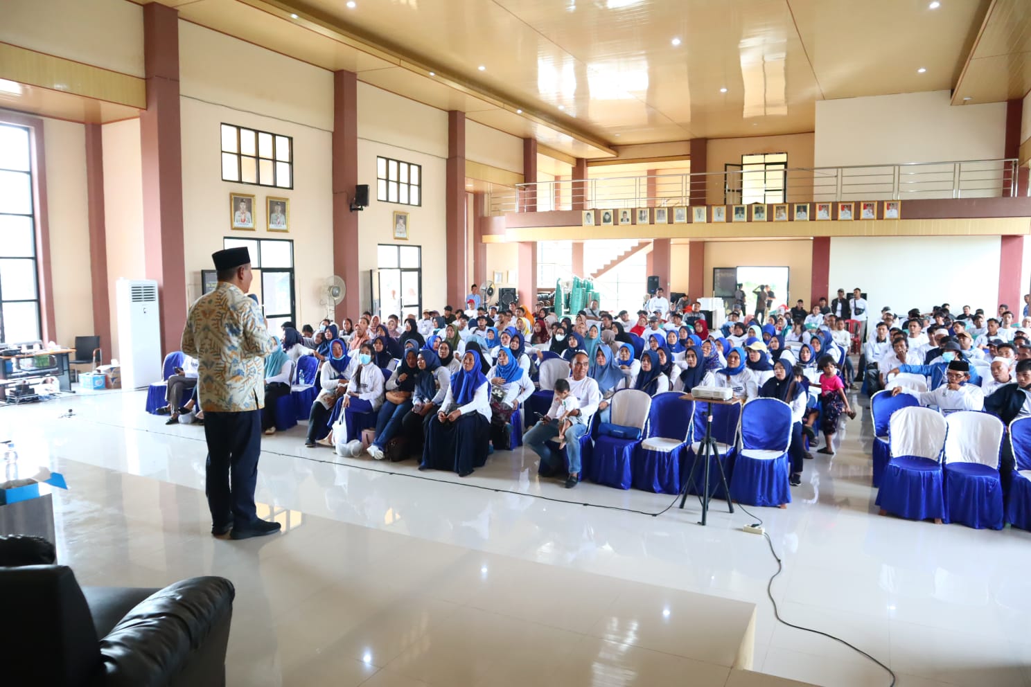 Kegiatan sosialisasi BKKBN pencegahan stunting.