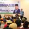 Muhammad Rizal DPR saat menyampaikan materi sosialisasi BPJS kesehatan.