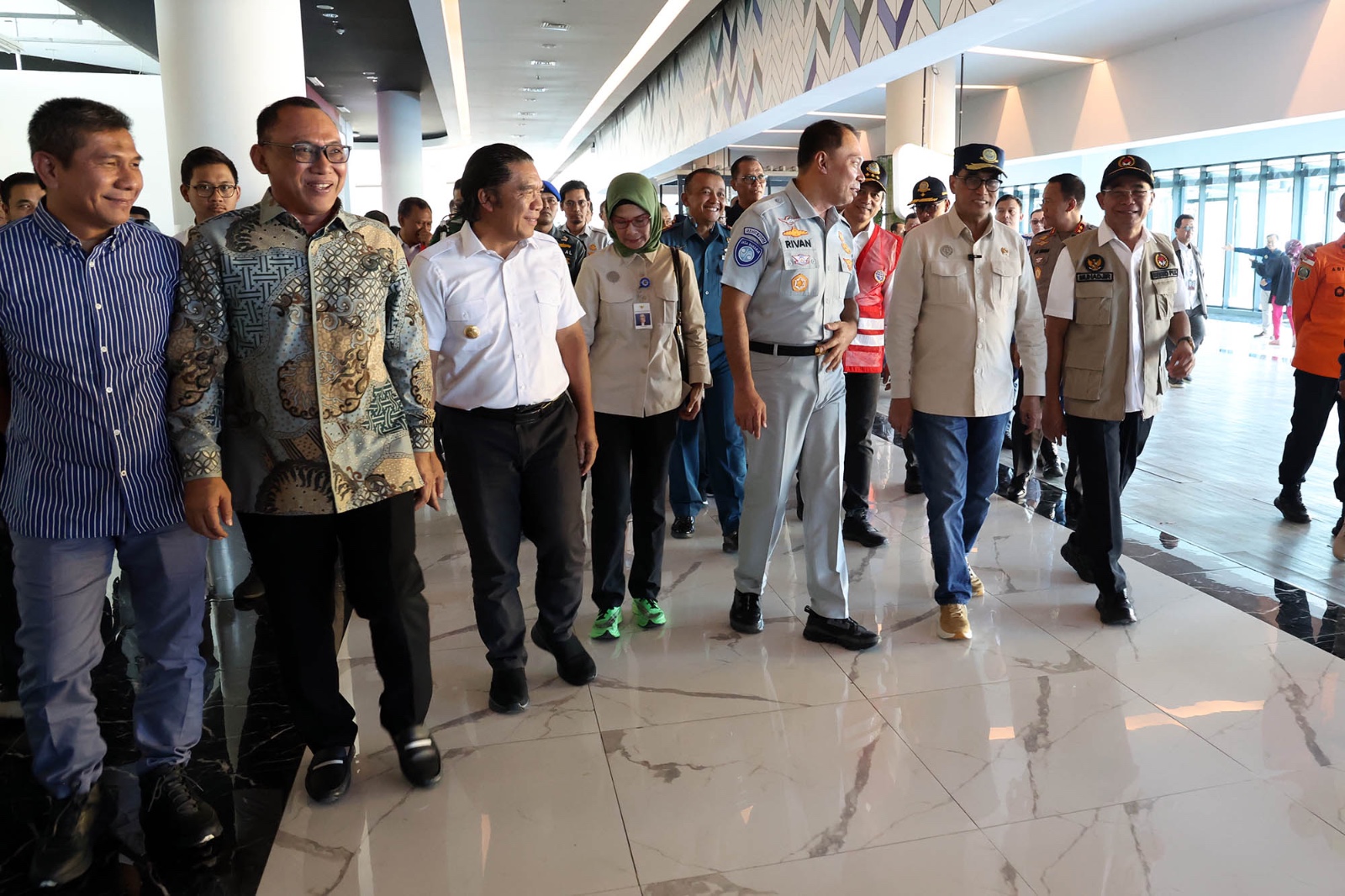 Pj Al Muktabar Bersama Menteri Muhadjir Effendy dan Menhub Budi Karya Sumadi Cek Penyeberangan Merak Bakauheni