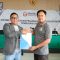 Pengacara Sukardin Kuasa hukum Caleg PAN Muhammad Rizal saat di Bawaslu Kabupaten Tangerang.