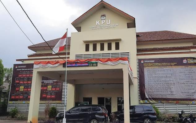 Sekretariat KPU Kabupaten Tangerang di Tigaraksa.