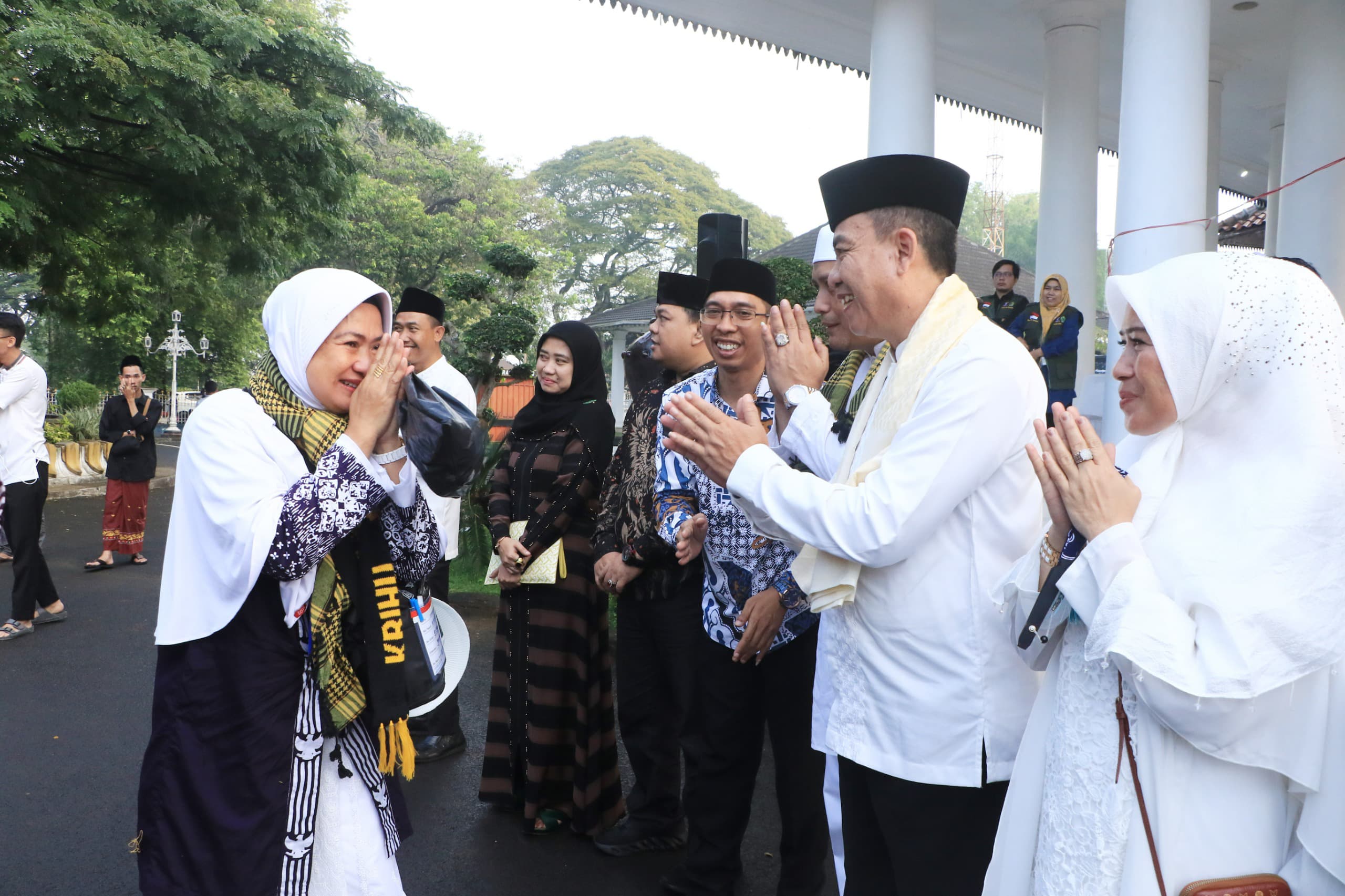 Pelepasan Jemaah Haji kloter satu Asal Kabupaten Serang.