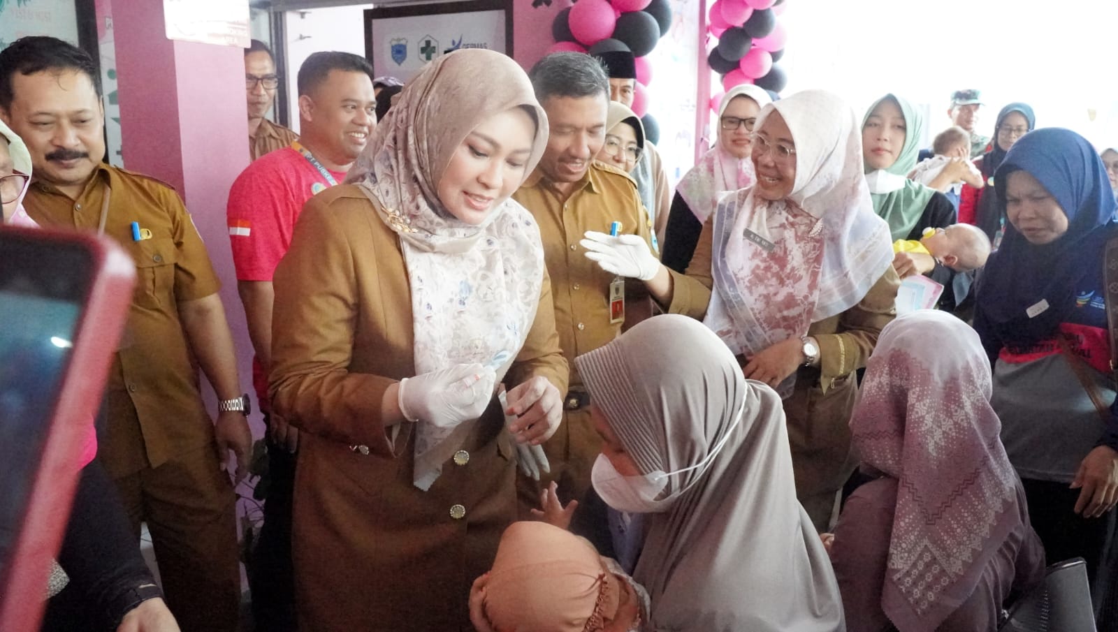 Launching PID, Bupati Irna Inginkan Semua Anak dan Balita di Pandeglang Sehat Diberikan Imunisasi