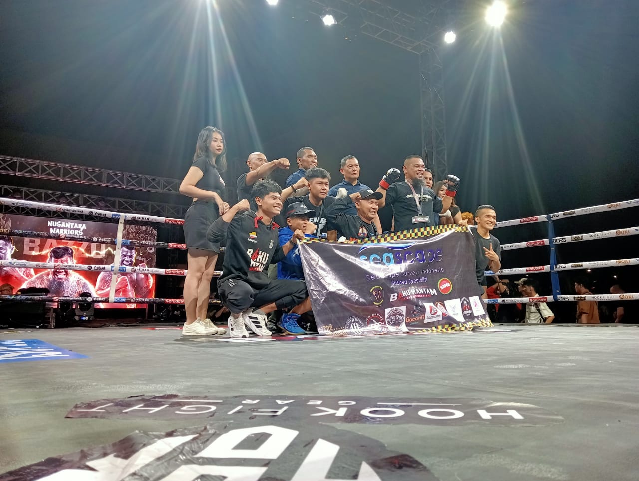 Team Gengster Tumbang di Baku Hantam Championship Seri 4, Fighter Bazzo Raih Kemenangan