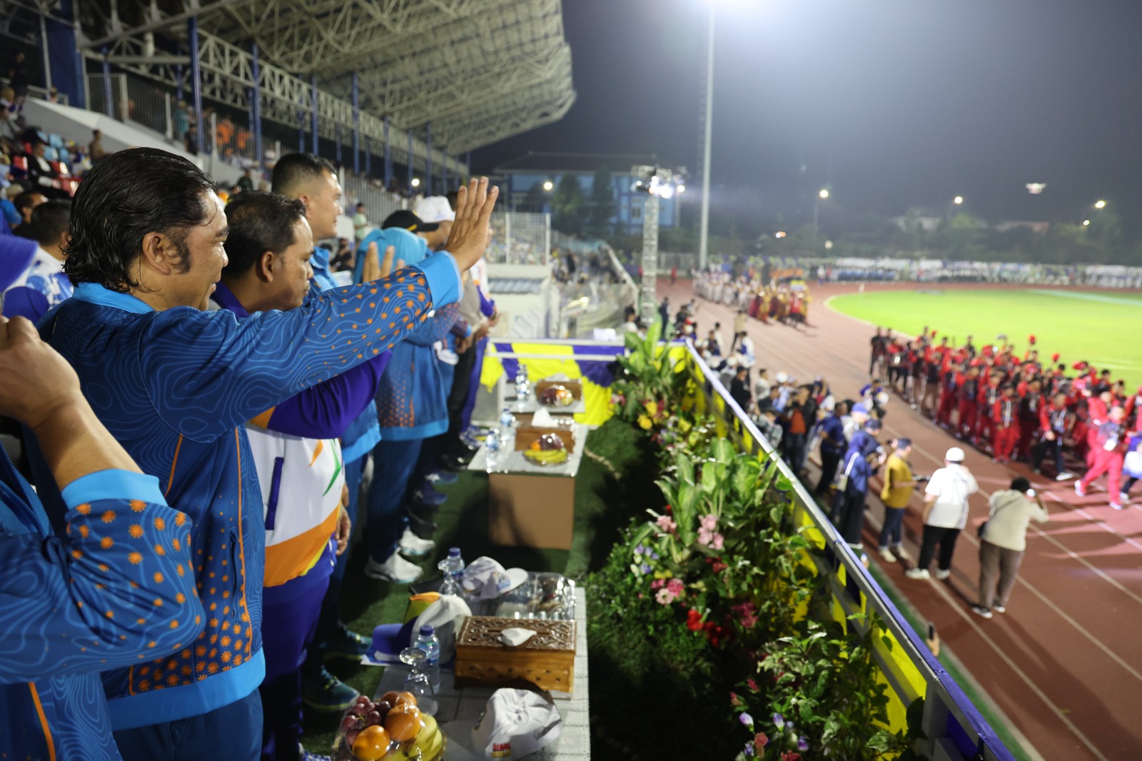 Pj Al Muktabar saat resmikan POPDA Banten di Stadion Benteng Reborn Kota Tangerang.