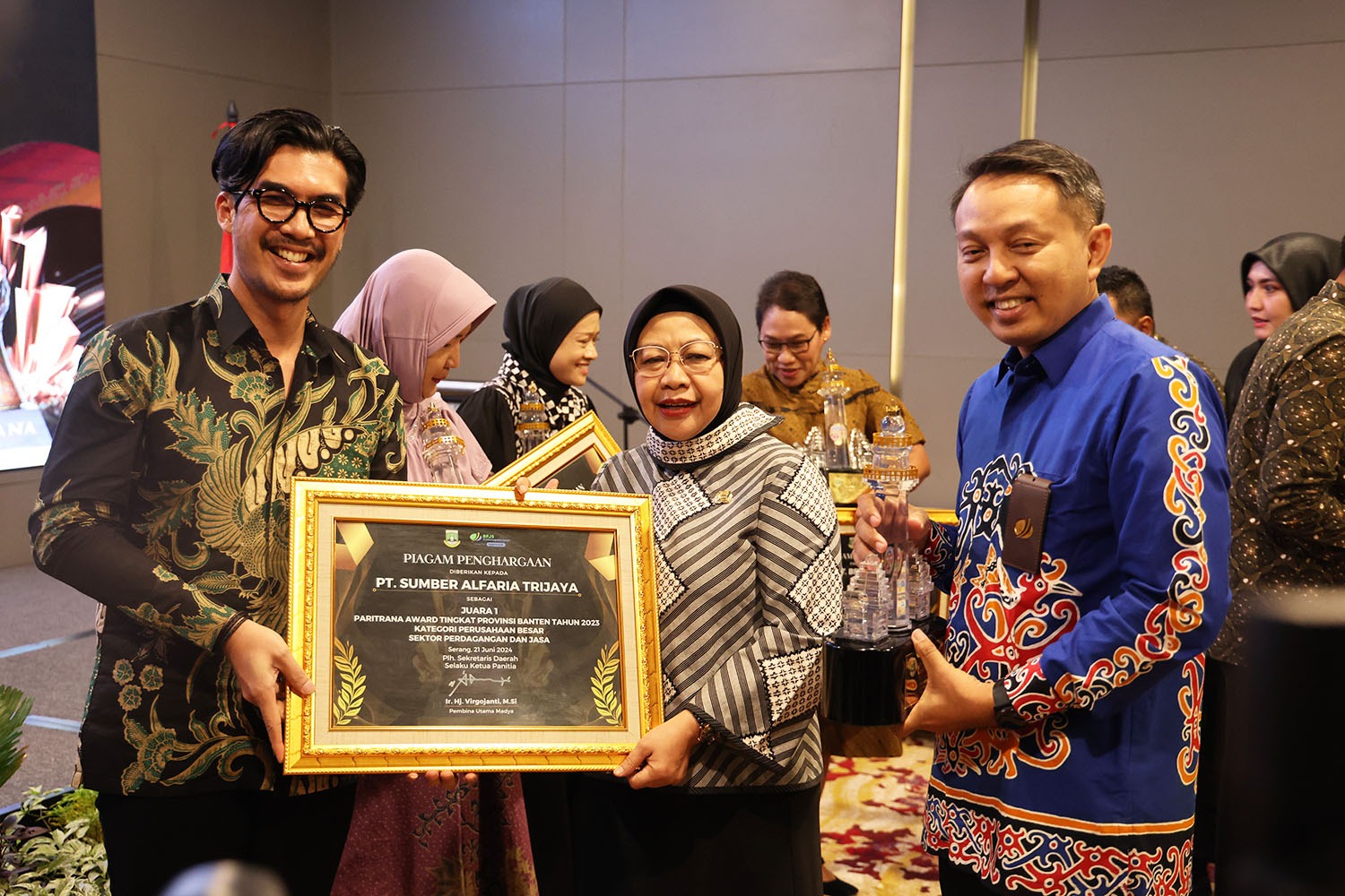 Penyerahan Penghargaan Paritrana Award 2024 Banten.