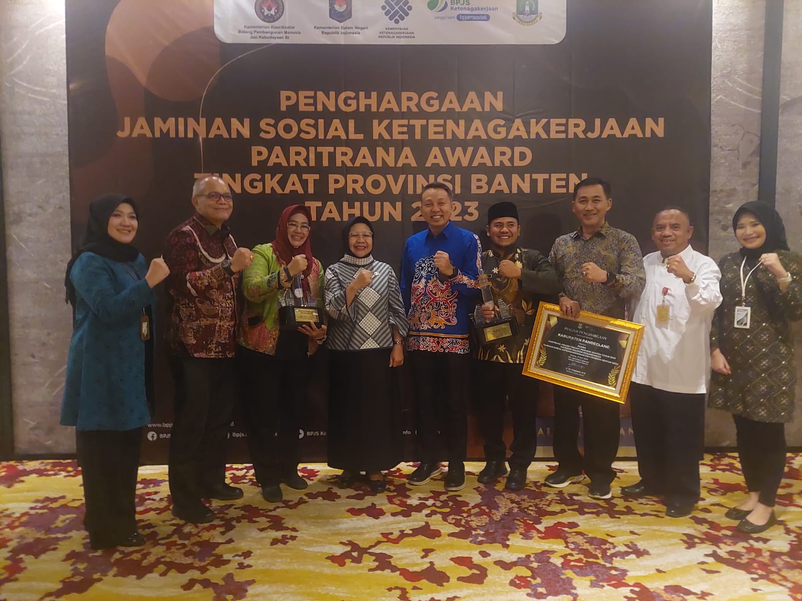 Penghargaan Paritrana Award Banten.