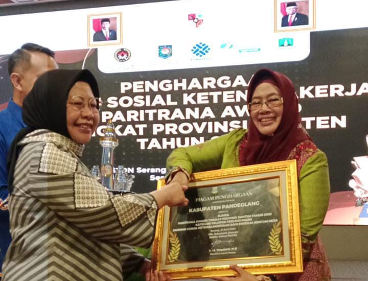 Pandeglang Raih Dua Penghargaan Paritrana Award Banten, Begini Kata Asda Ekbang Nuriah