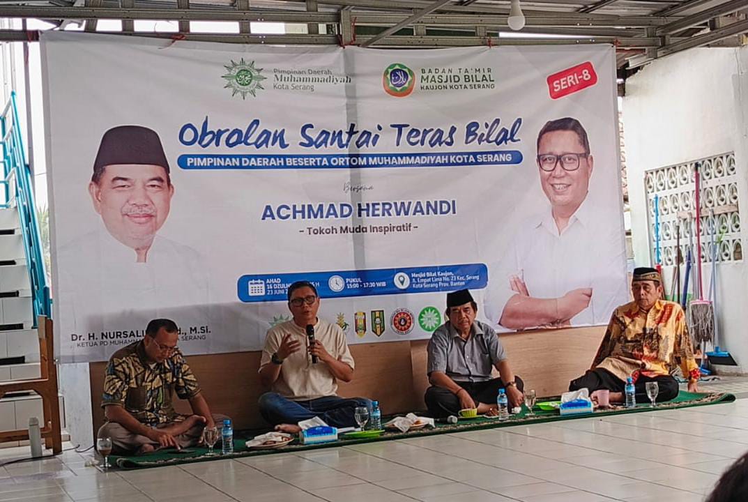 Achmad Herwandi Bacalon Walikota Serang Paparkan Konsep Pembangunan Berkeadilan di PD Muhammadiyah