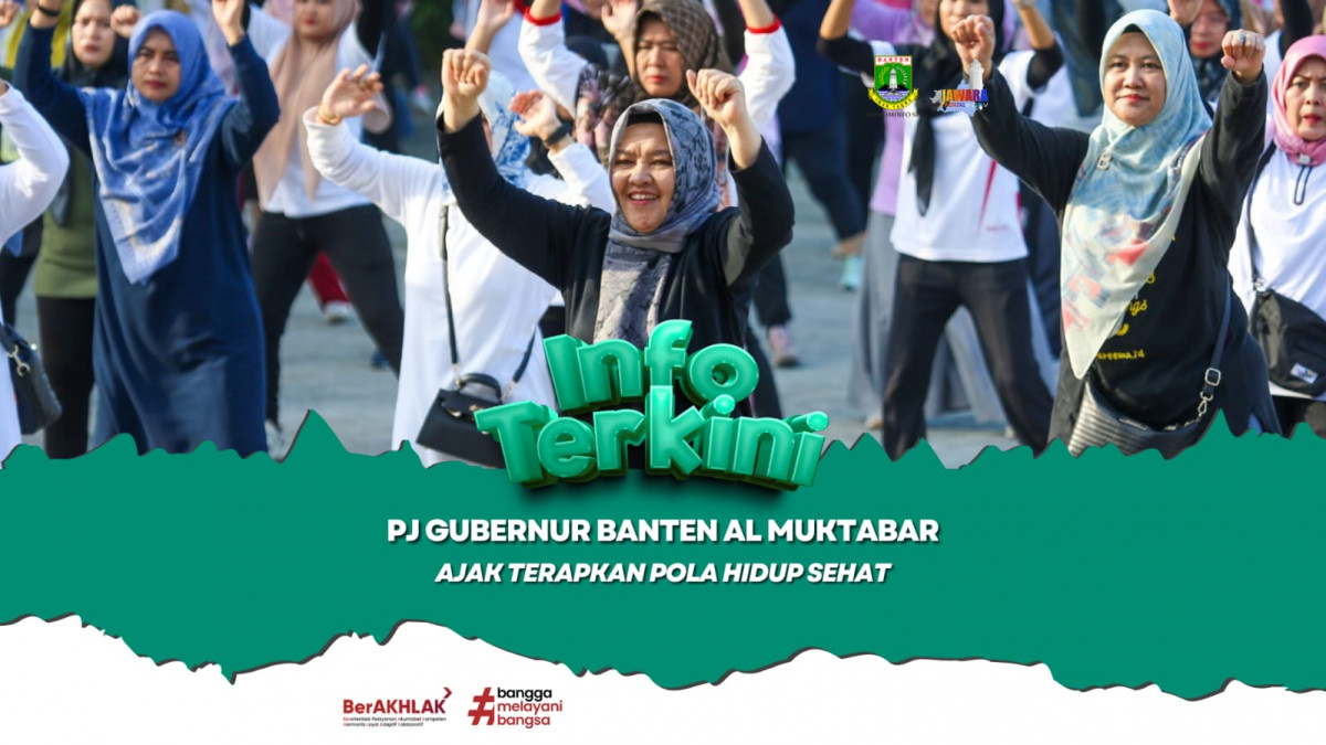 Pj Gubernur Banten Al Muktabar Ajak Terapkan Pola Hidup Sehat