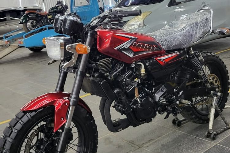 Modifikasi motor RX-King pakai basis Ninja 250 (Dok. Wafarel98)