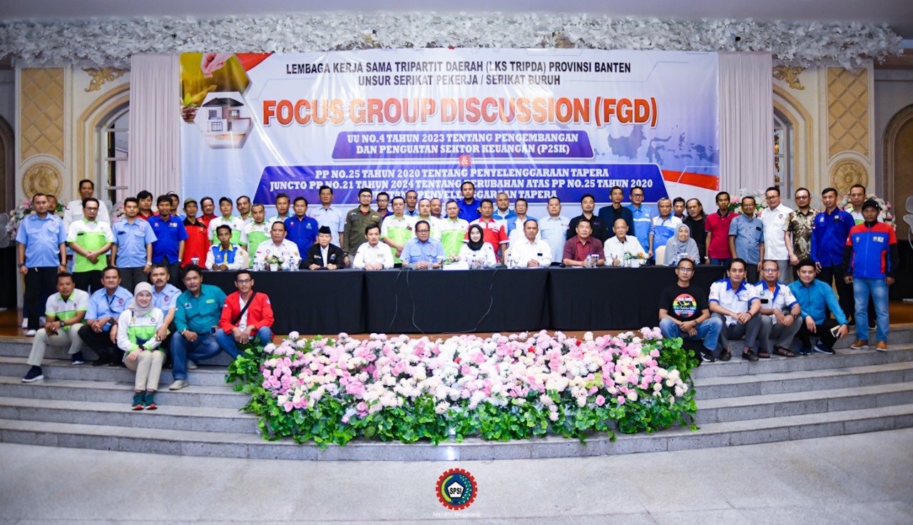 Serikat Buruh Banten Gelar Focus Group Discussion (FGD) tentang penolakan Tapera.