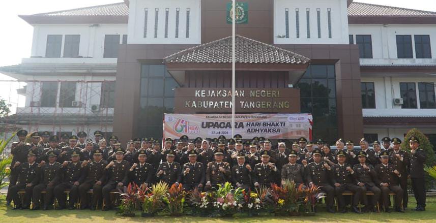 Personil Kejaksaan Negeri Kabupaten Tangerang.