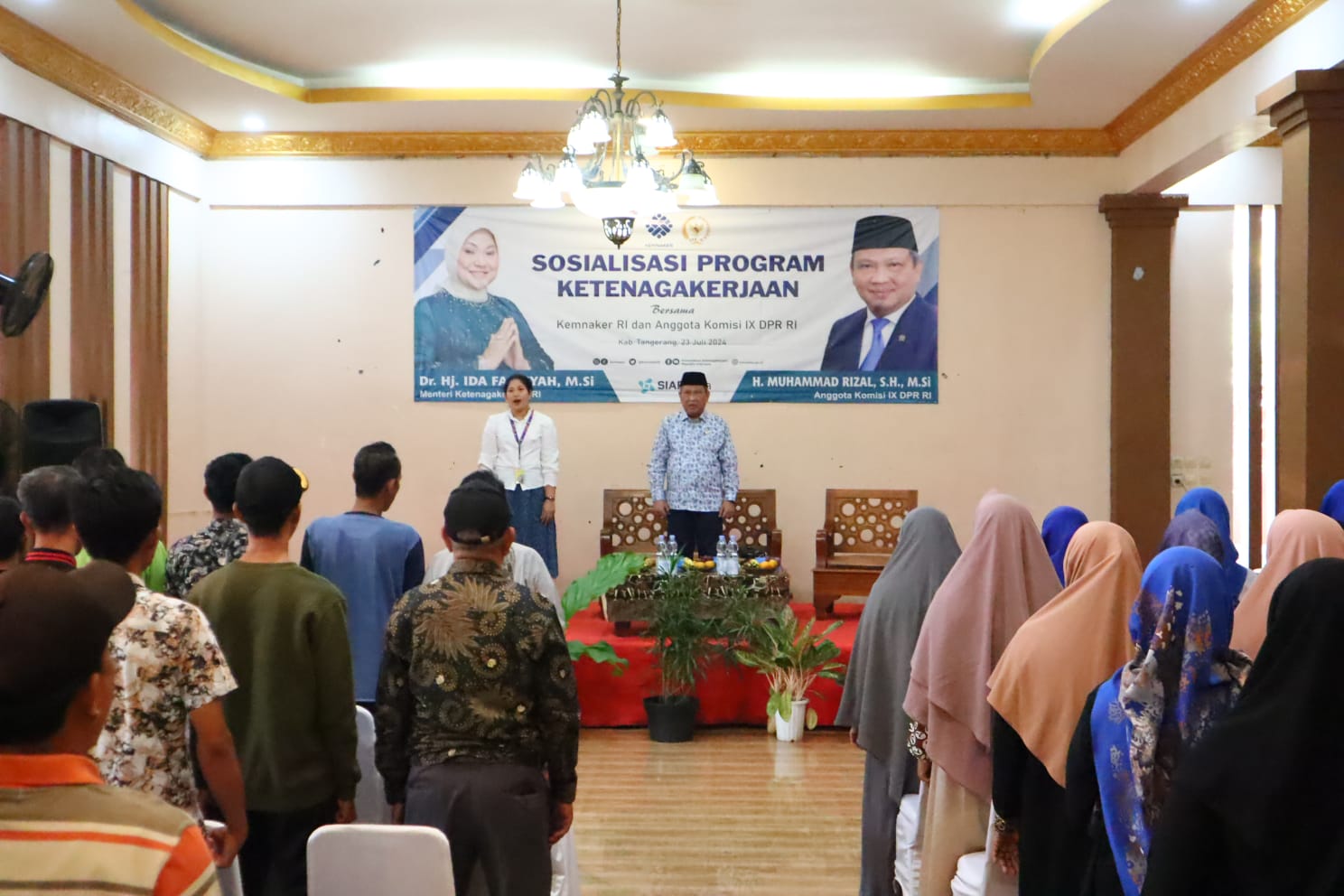 Sosialisasi program ketenagakerjaan.