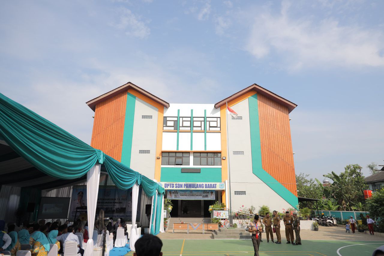 Dindikbud Tangsel Bangun Gedung SDN Pamulang Barat, Diresmikan Benyamin