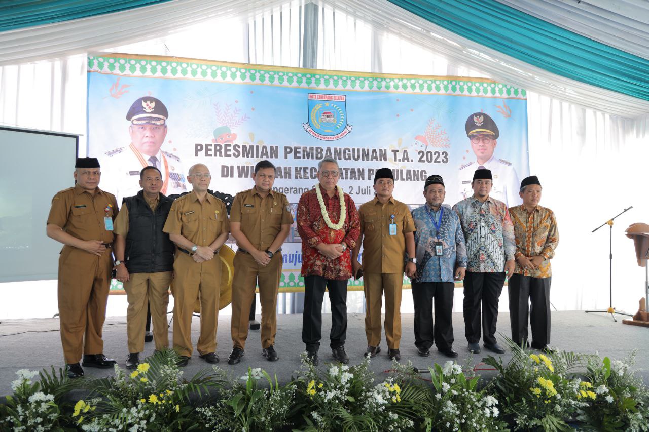 Peresmian gedung SDN Pamulang Barat.