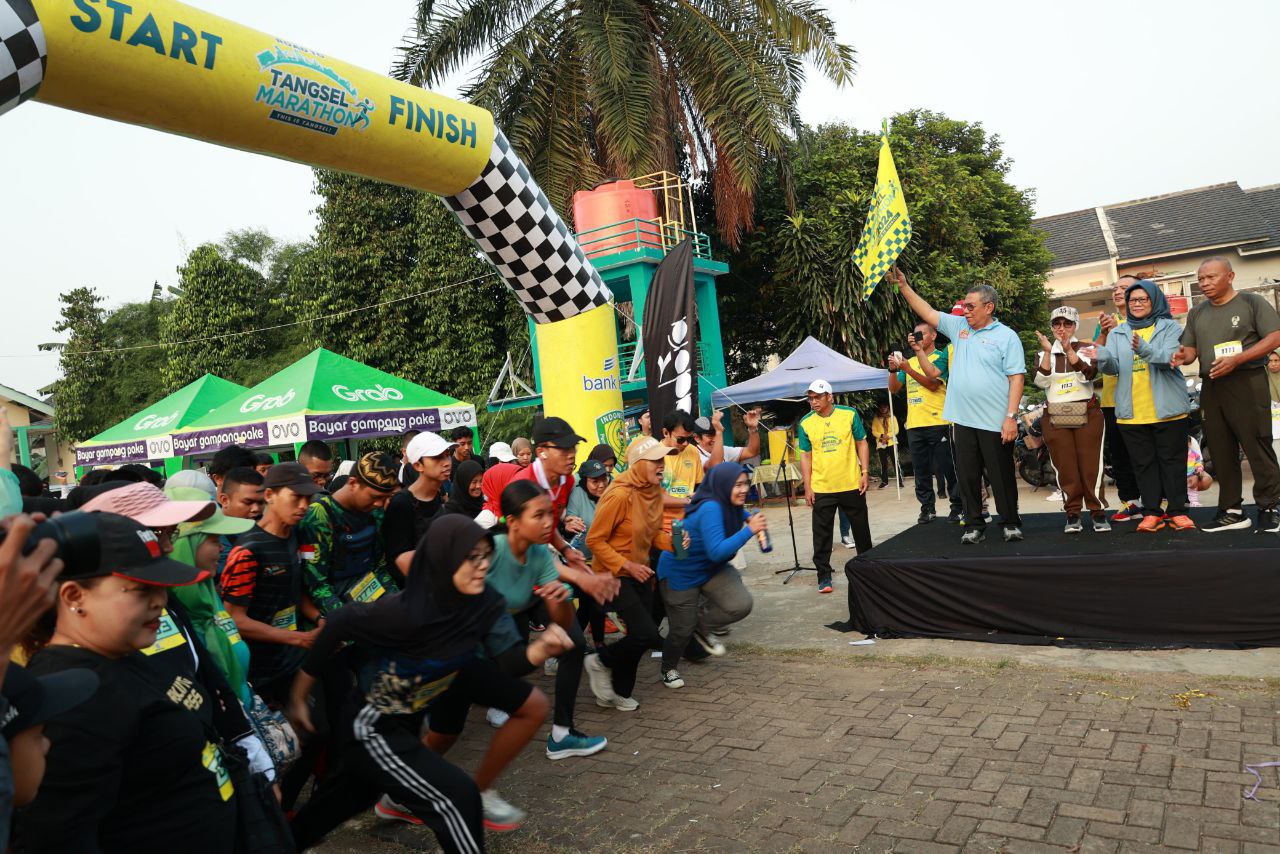 Road to Tangsel Marathon di Kecamatan Ciputat.