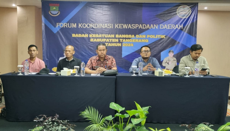 Rudi Lesmana Kepala Kesbangpol Kabupaten Tangerang Gelar Forum Koordinasi Kewaspadaan Jelang Pilkada