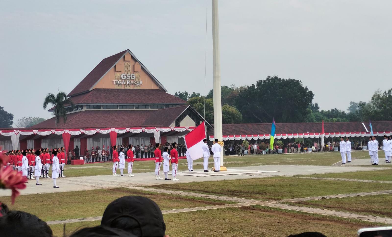 Upacara Pengibaran Bendera Merah Putih di Pemkab Tangerang Berlangsung Khidmat