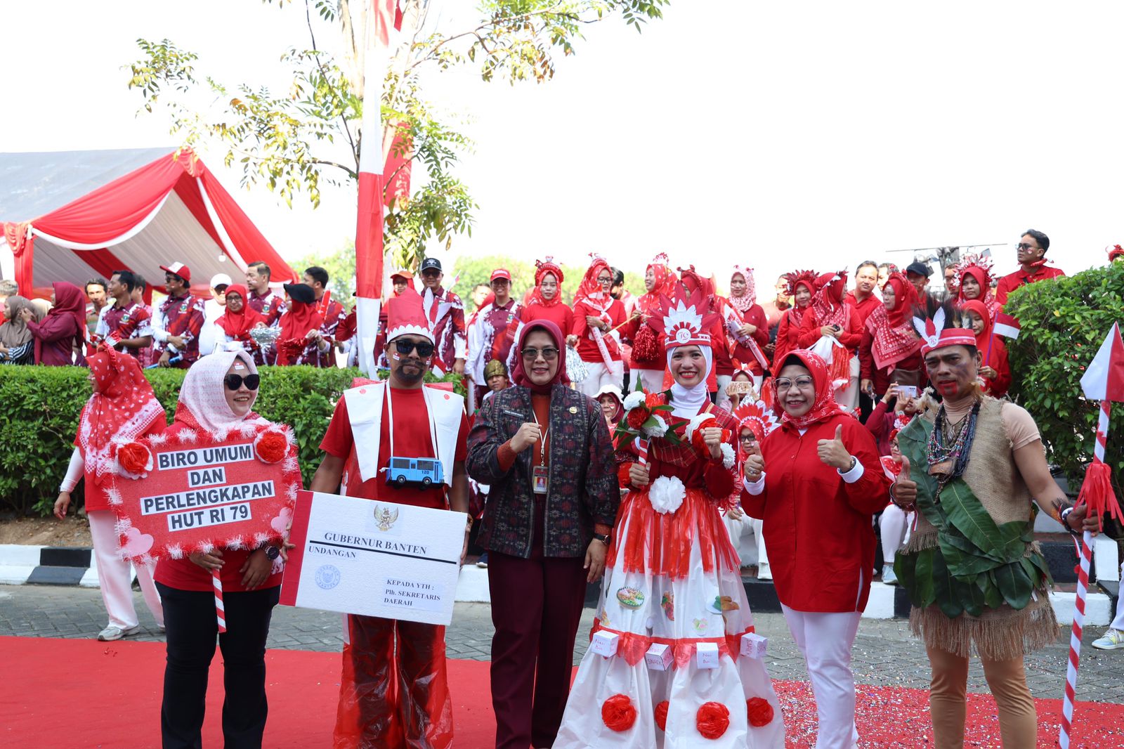 Biro Setda Pemprov Banten Gelar Perlombaan Peringatan HUT RI