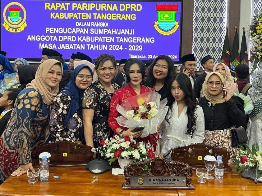 Gita Swarantika Dilantik Jadi Anggota DPRD Kabupaten Tangerang Siap Perjuangkan Aspirasi Masyarakat