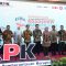 Para pejabat Pemprov Banten dan Pemkab Pandeglang di acara pembukaan roadshow Bus KPK.