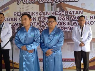 KPU Kabupaten Tangerang Periksa Kesehatan ke 3 Pasangan Kandidat Cabup di RSUP Sitanala, Mad Romli - Irvansyah Jalani Puasa